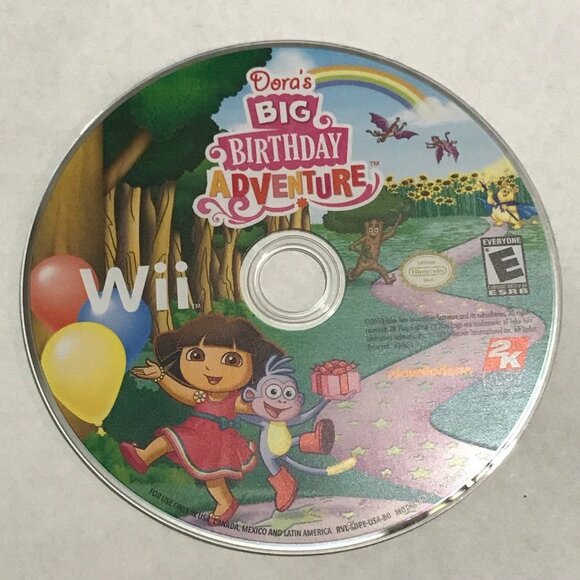 Nintendo Wii Dora’s Big Birthday Adventure - Picture 1 of 2